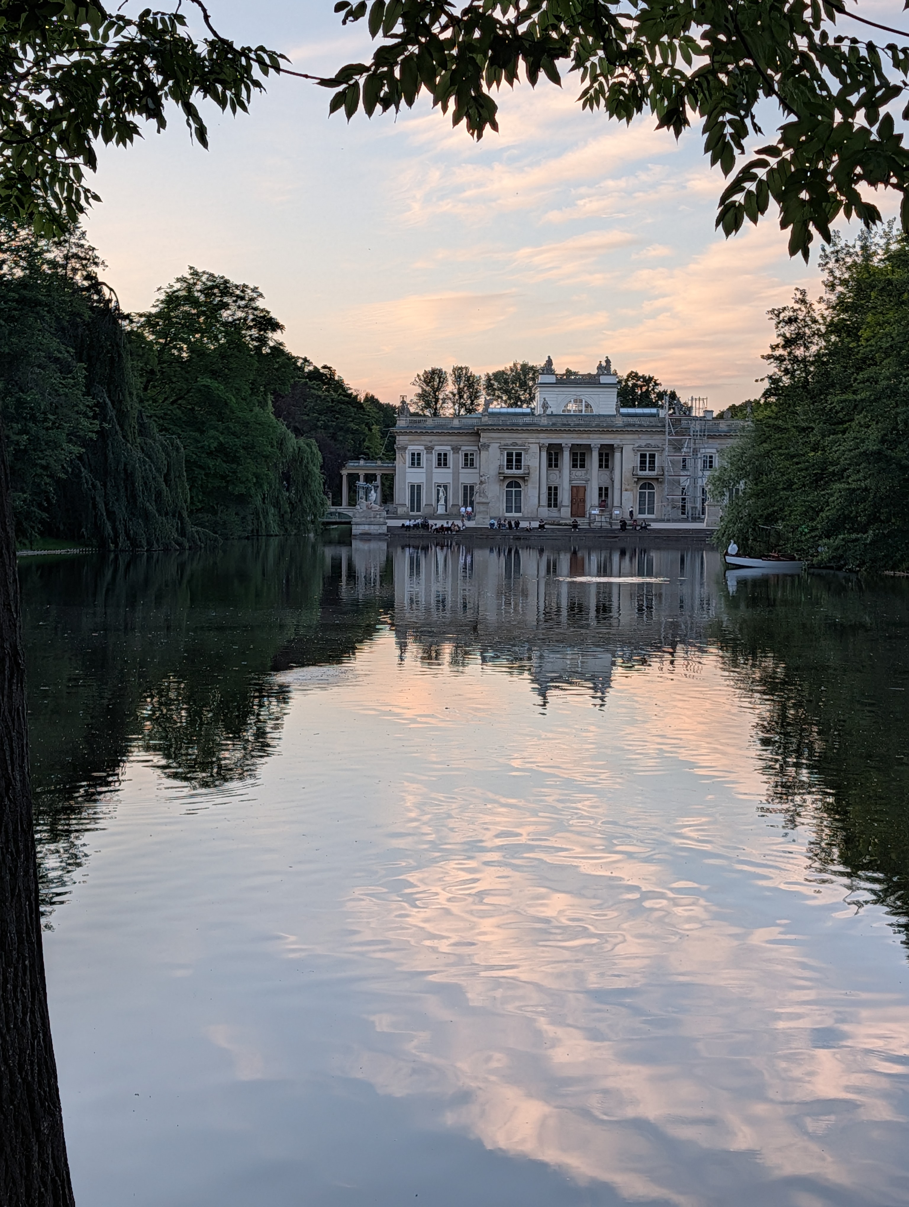 Evening light in Łazienki