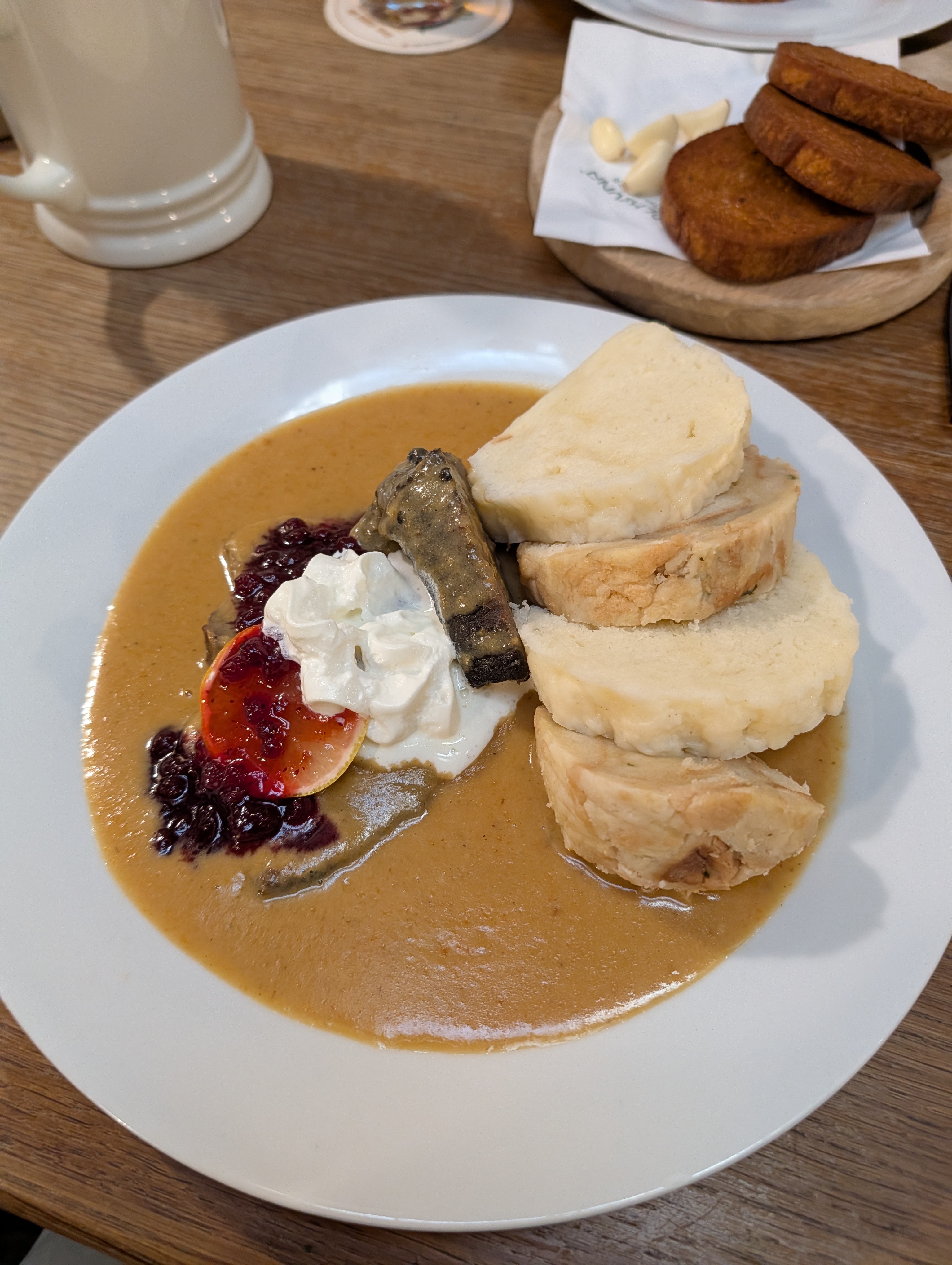 Traditional Czech dinner
