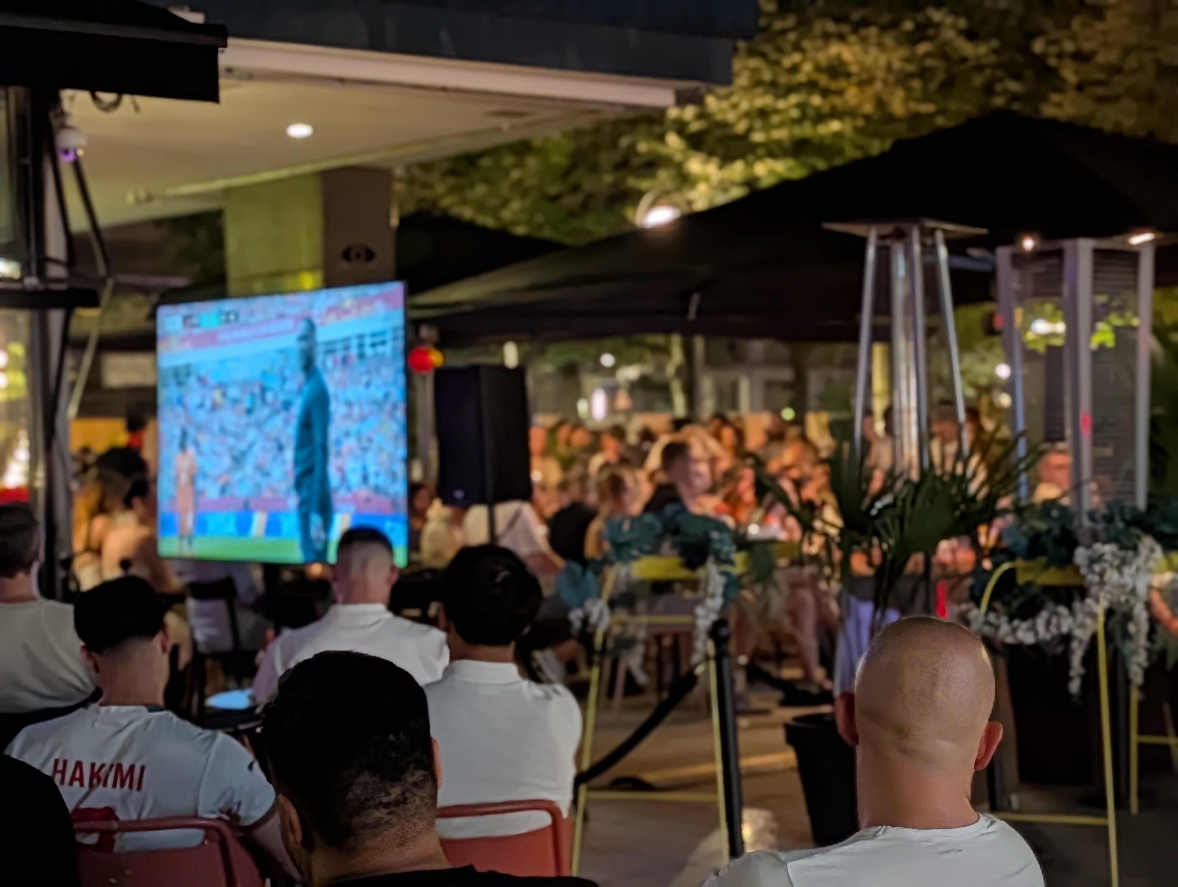 A Frankfurt "public viewing"